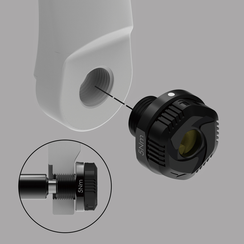 Axe traversant blocage knob Rapilock Quik Route M12 x P1.5 - vue 3