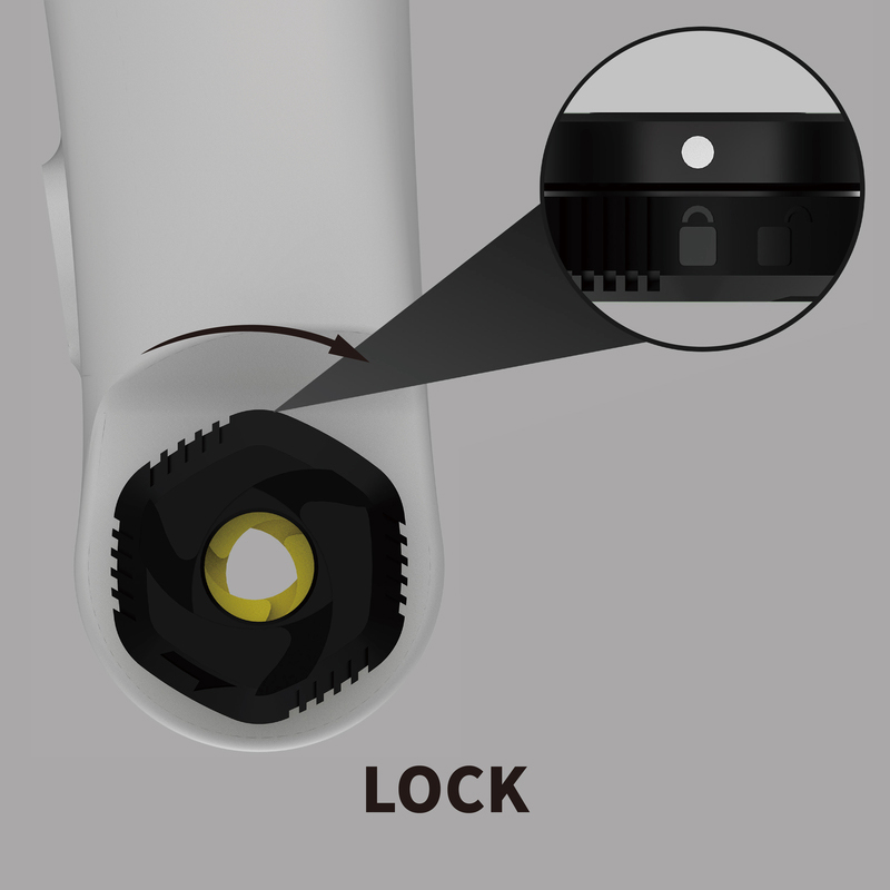Axe traversant blocage knob Rapilock Quik Route M12 x P1.5 - vue 4