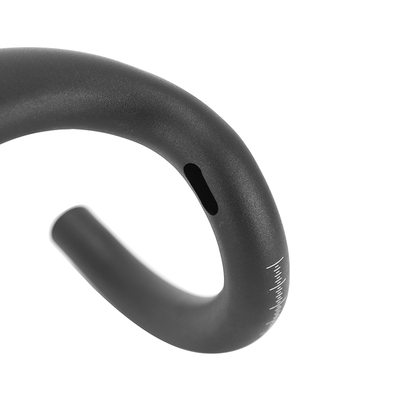 Cintre route Itm FX1 gravel alu noir diam 31,8 l 42 exterieur (axe-axe 40CM) pour passage cable interne - vue 4