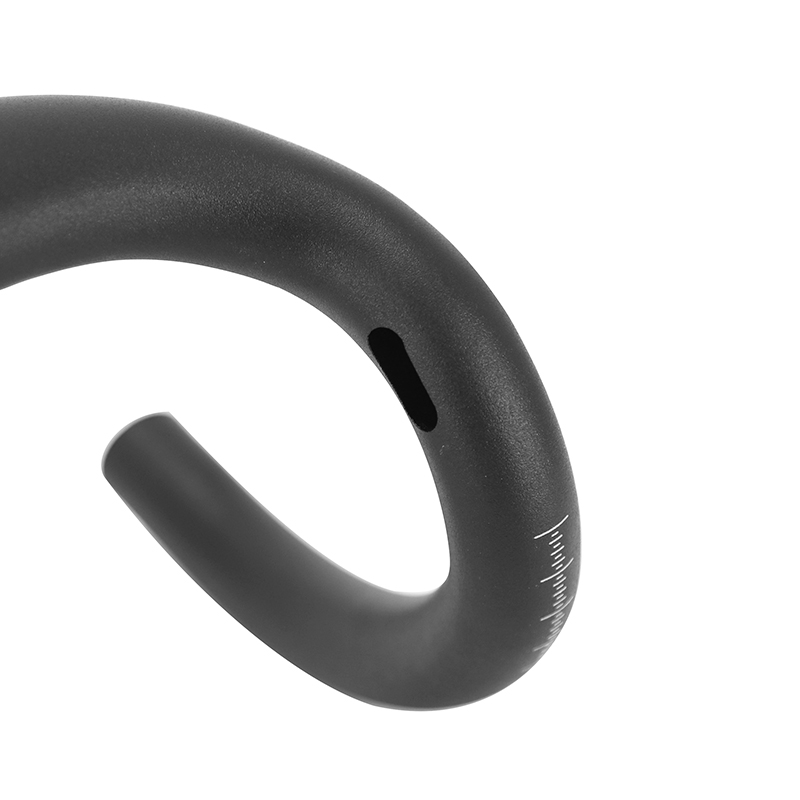 Cintre route Itm FX1 gravel alu noir diam 31,8 l 44 exterieur (axe-axe 42CM) pour passage cable interne - vue 4