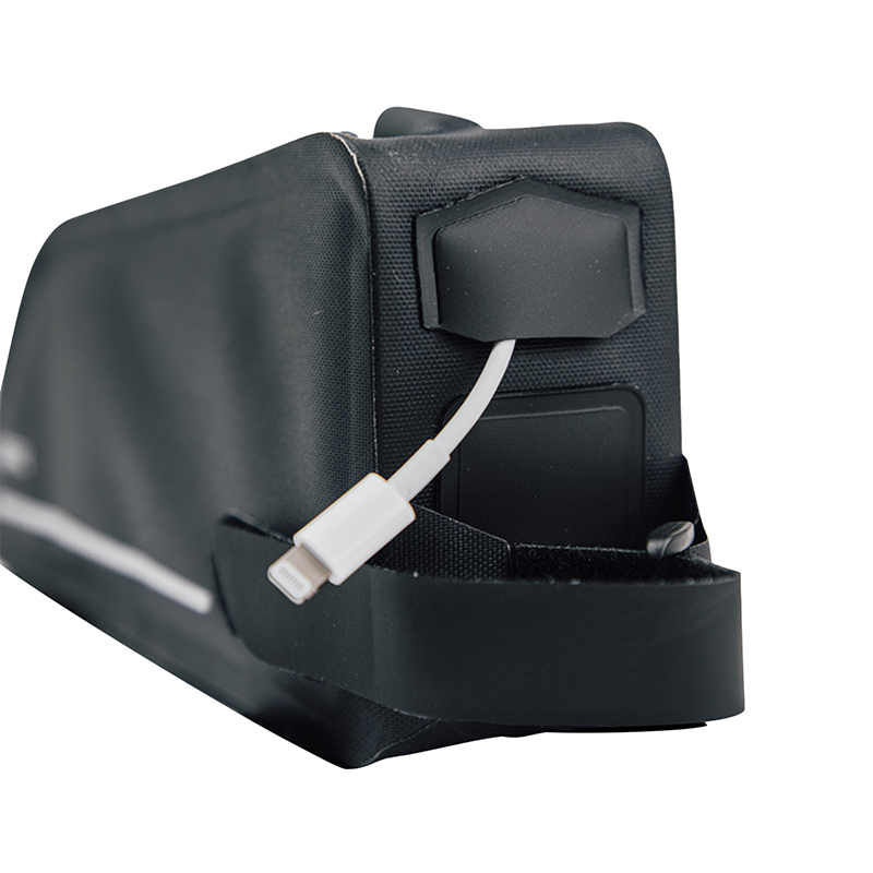 Sacoche de cadre velo Zefal z adventure T1 bolt noir fixation vis sur cadre (l 50 x l 220 x h 100MM - 1LITRE) charge maxi 1KGS (compatible route-gravel) - vue 5