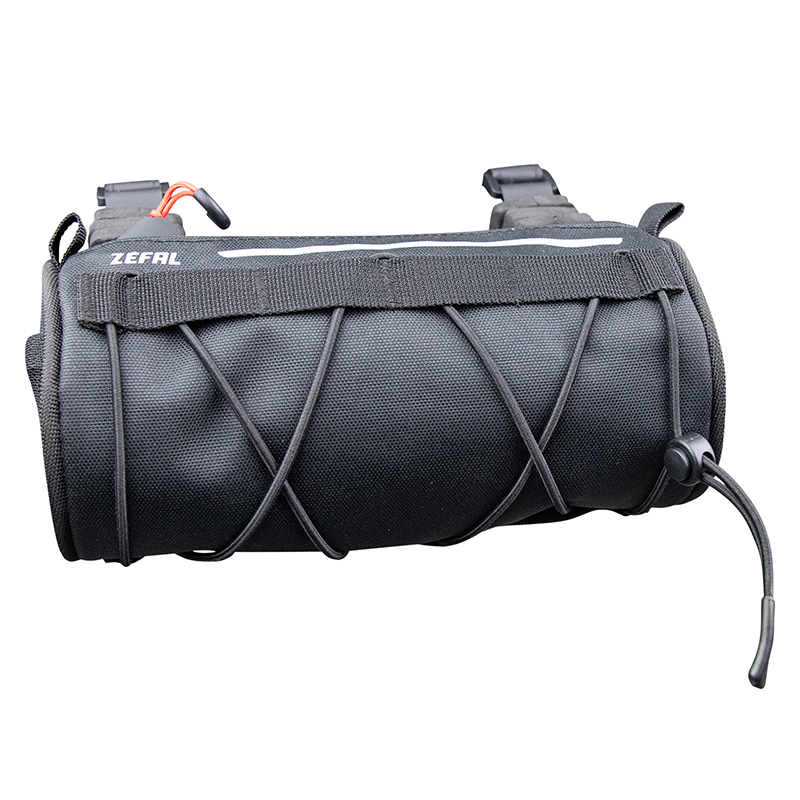 Sacoche de cintre-guidon velo Zefal z adventure F1 noir etanche fixation auto-agrippantes - clips (l 200 x l 90 x h 90MM - 1.2LITRES) charge maxi 2KGS - vue 2