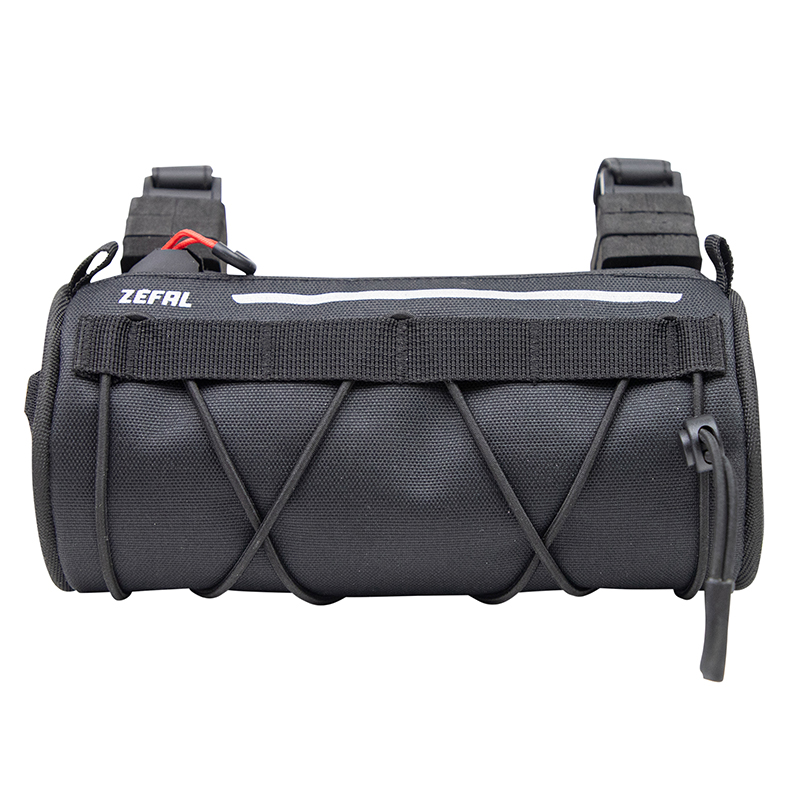 Sacoche de cintre-guidon velo Zefal z adventure F1 noir etanche fixation auto-agrippantes - clips (l 200 x l 90 x h 90MM - 1.2LITRES) charge maxi 2KGS - vue 3