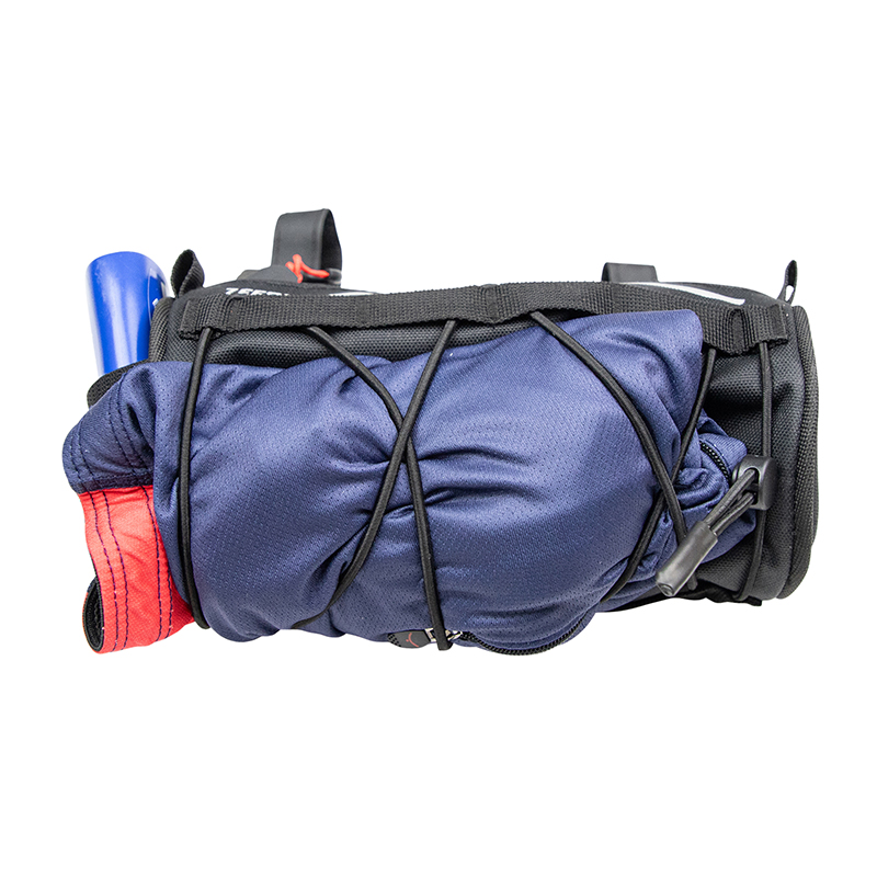 Sacoche de cintre-guidon velo Zefal z adventure F1 noir etanche fixation auto-agrippantes - clips (l 200 x l 90 x h 90MM - 1.2LITRES) charge maxi 2KGS - vue 4