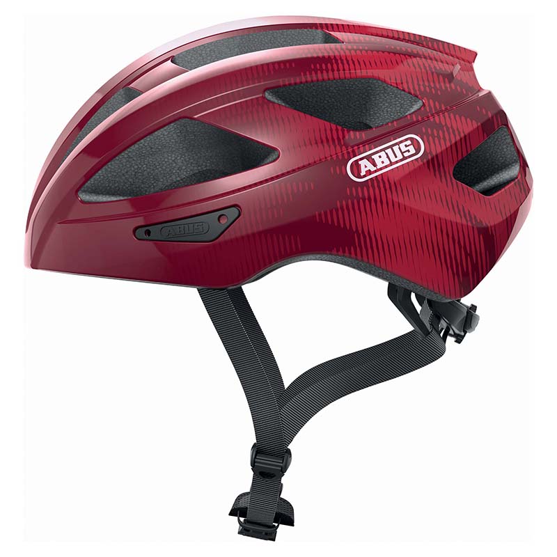 Casque vélo adulte Abus Macator rouge bordeaux taille S 51-55 cm - vue 2