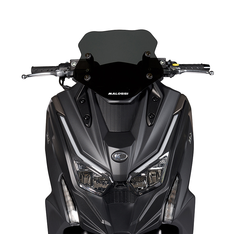 Pare-brise Malossi pour Kymco 360 DTX 2021+ fumé foncé (290 x 330 mm) - vue 2
