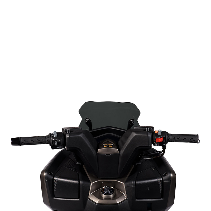 Pare-brise Malossi pour Kymco 360 DTX 2021+ fumé foncé (290 x 330 mm) - vue 3