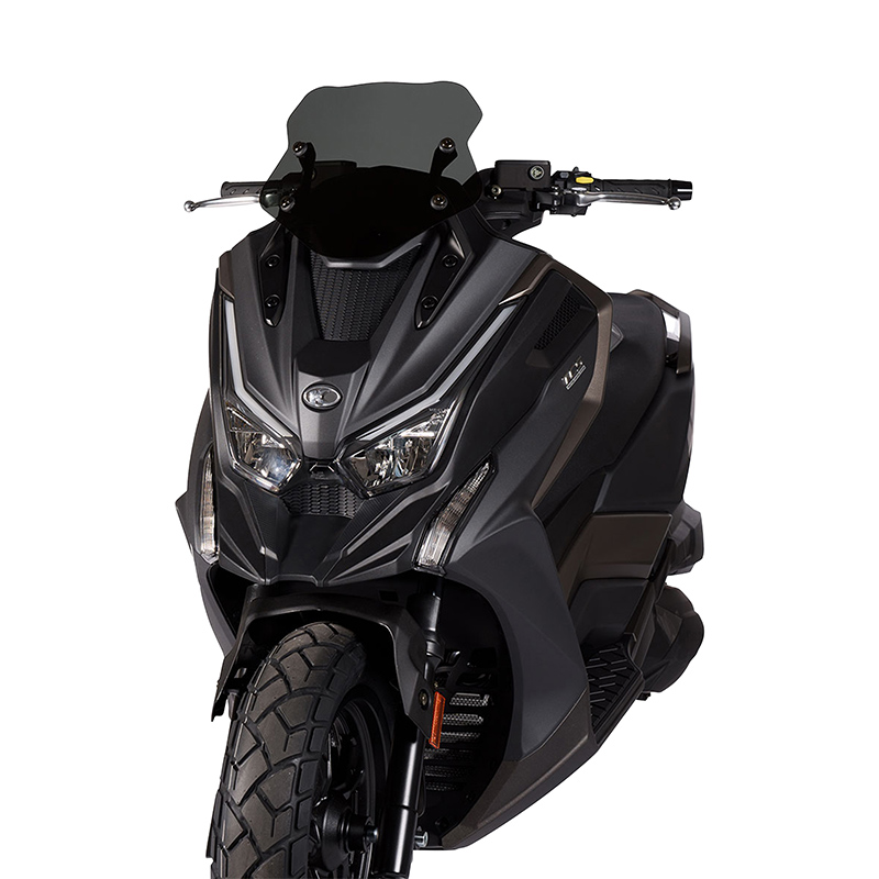 Pare-brise Malossi pour Kymco 360 DTX 2021+ fumé foncé (290 x 330 mm) - vue 4