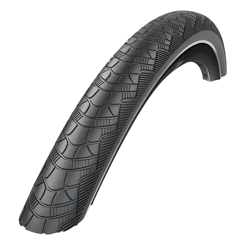 Pneu BMX 20 x 1.75 Wanda P1183 noir slick TR (47-406) - vue 2