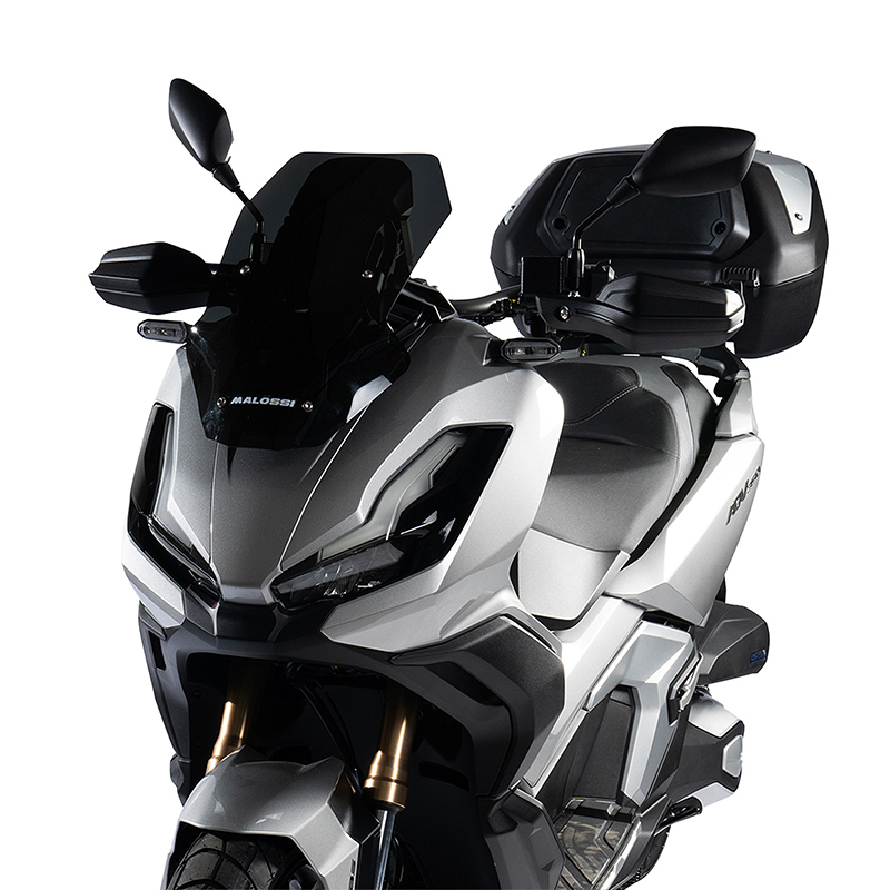 Pare-brise saute-vent maxiscooter Honda 350 X-ADV 2021+ fumé foncé H460 mm L290 mm - vue 4