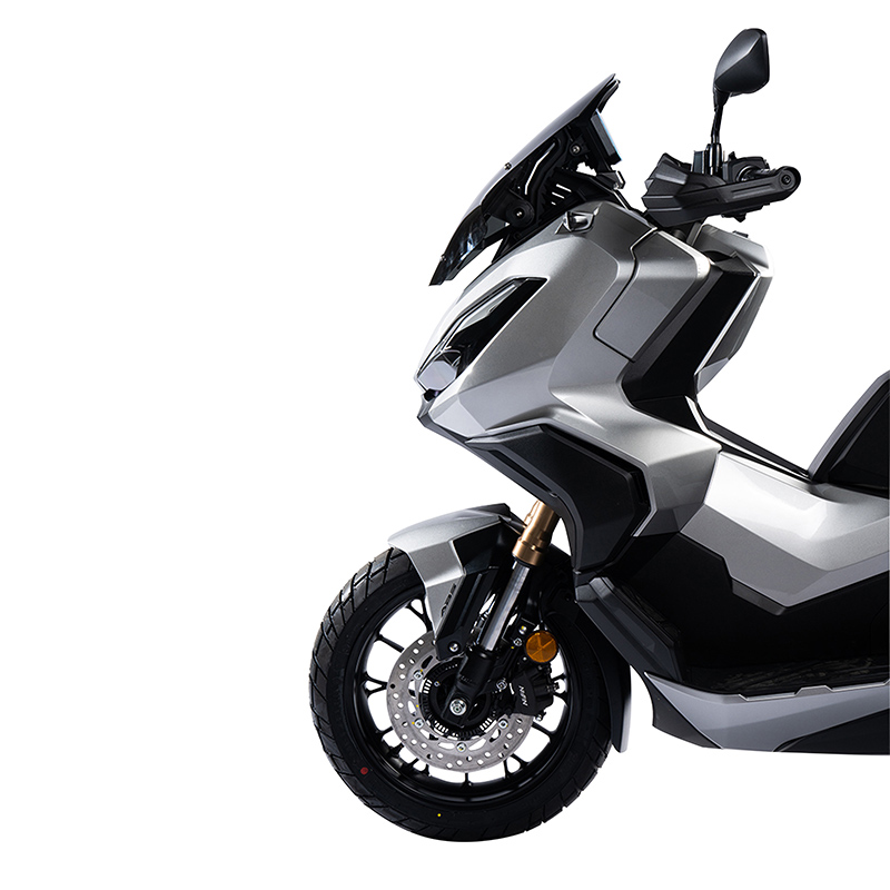 Pare-brise saute-vent maxiscooter Honda 350 X-ADV 2021+ fumé foncé H460 mm L290 mm - vue 5