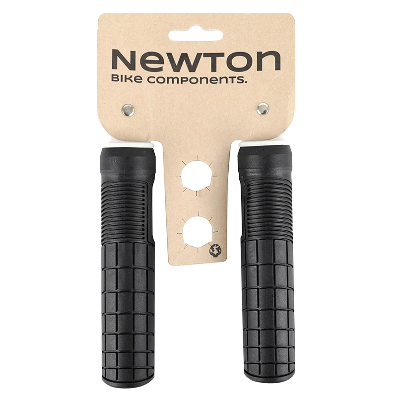Poignées VTT Newton Lock On Rubber Noir L138 mm (paire) - vue 2