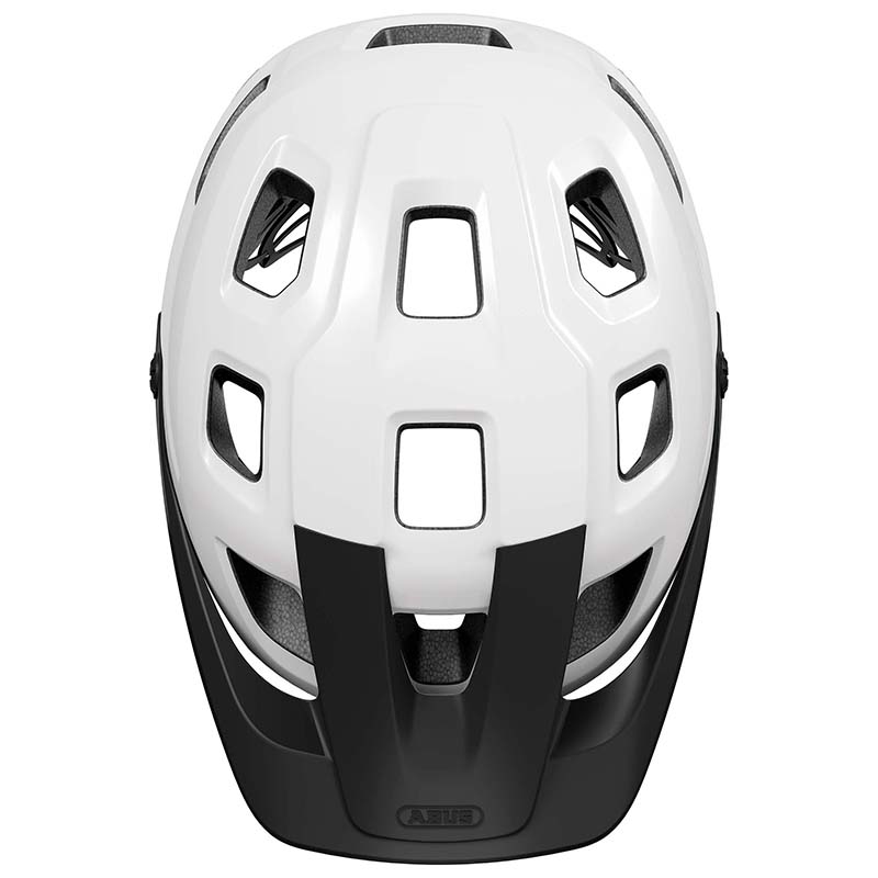 Casque vélo adulte Abus Motrip VTT blanc brillant taille L (57-61 cm) - vue 4