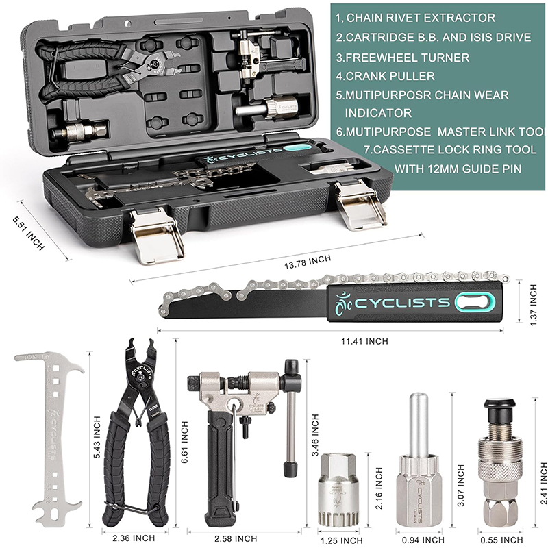 Coffret d'entretien et réparation vélo Newton 7 outils - vue 2
