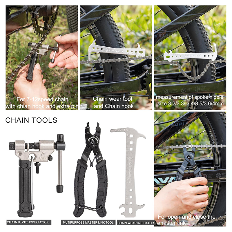 Coffret d'entretien et réparation vélo Newton 7 outils - vue 3
