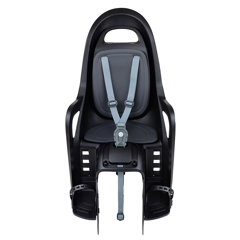 Porte bebe-siege enfant arriere Polisport a fixer sur porte bagage fixation avs+ groovy noir coussin gris (9 a 22KGS) homologue en 14344 - vue 2