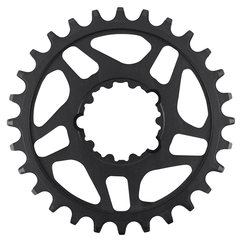 Plateau VTT direct mount pour sram sx-nx-gx Stronglight mono alu noir 28DTS - deport 3MM 12V. - vue 2