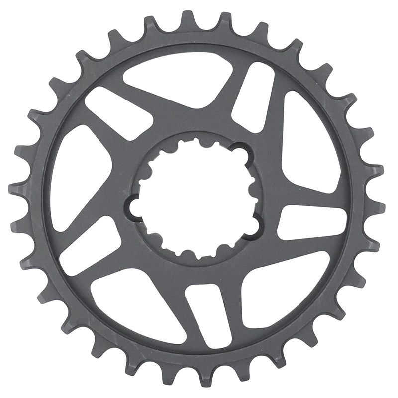 Plateau VTT direct mount pour sram X01-XX1 Stronglight mono alu noir 30DTS - deport 3MM 12V. - vue 2