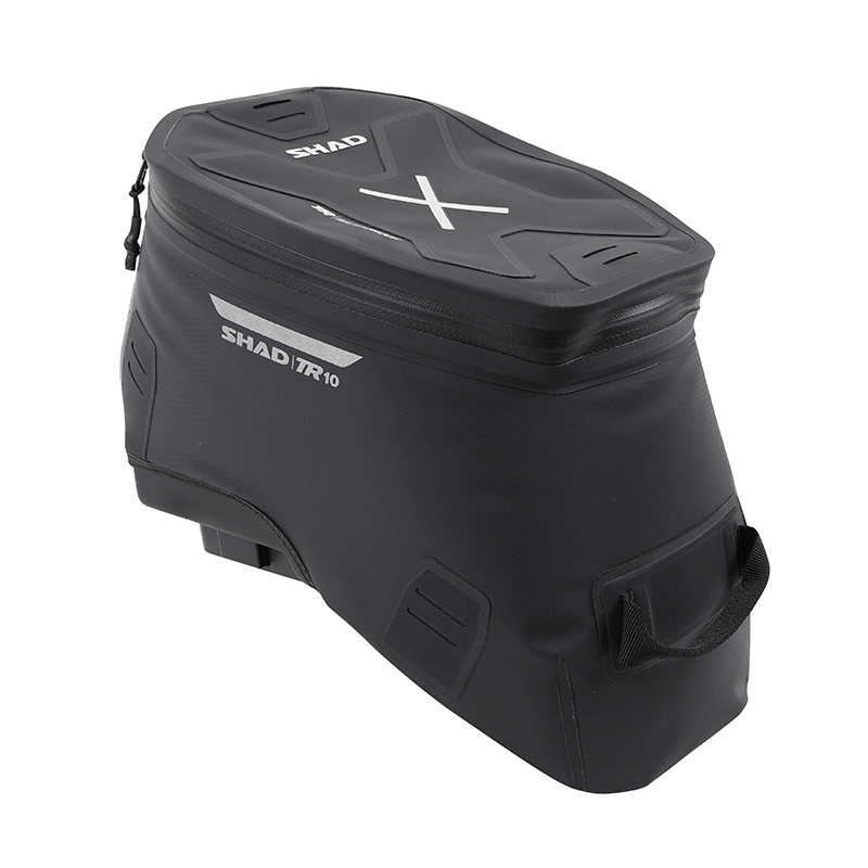 Sacoche de reservoir moto Shad terra TR10CL capacite 7L noir etanche pour fixation click system verrouillage a cle (X0TR10CL) - vue 2