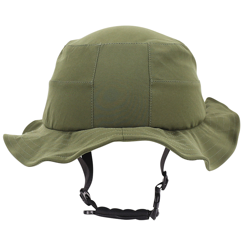 Casque vélo-trottinette adulte urbain-city CP01 avec chapeau textile vert taille M-L réglage molette Sélection P2R - vue 2