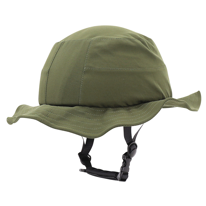 Casque vélo-trottinette adulte urbain-city CP01 avec chapeau textile vert taille M-L réglage molette Sélection P2R - vue 3