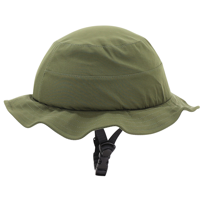 Casque vélo-trottinette adulte urbain-city CP01 avec chapeau textile vert taille M-L réglage molette Sélection P2R - vue 4