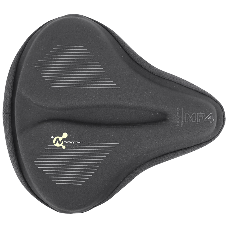 Couvre-selle vélo Newton gel mémoire de forme noir (276X263MM) - vue 2