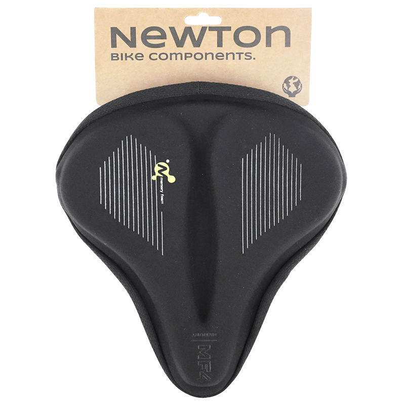 Couvre-selle vélo Newton gel mémoire de forme noir (276X263MM) - vue 4