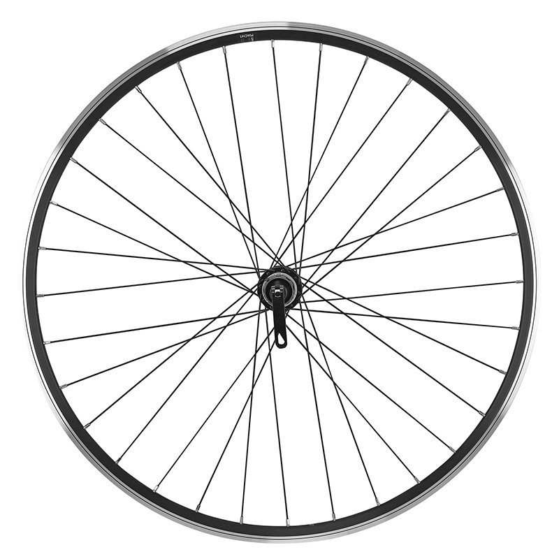 Roue route P2R 700 CFX arrière 32 rayons moyeu roulement cassette Shimano 11-10-9V noir - vue 2