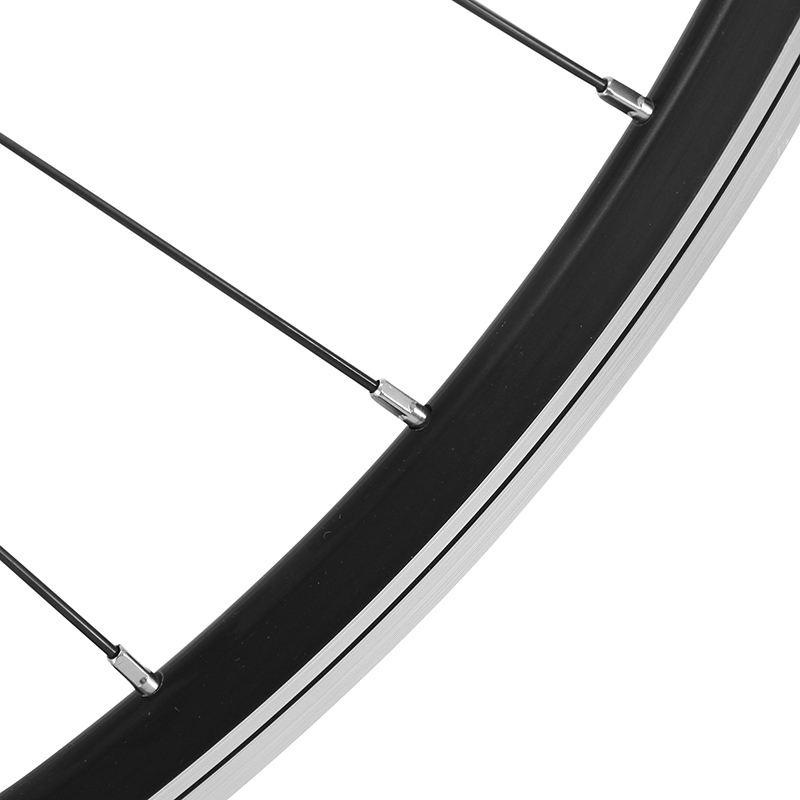 Roue route P2R 700 CFX arrière 32 rayons moyeu roulement cassette Shimano 11-10-9V noir - vue 3