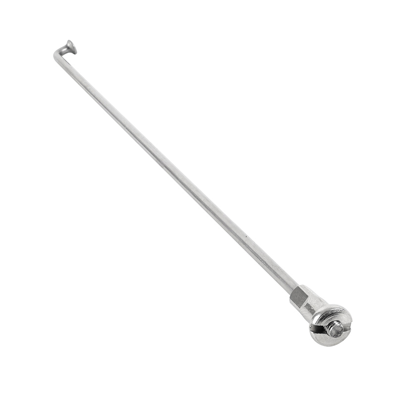 Rayon inox argent 2,6 mm L200 mm tête coudée Sapim avec écrou Sélection P2R - vue 2