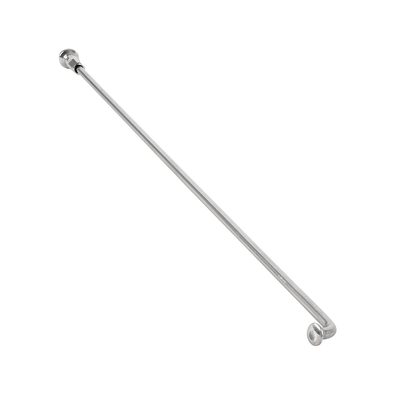 Rayon inox argent 2,6 mm L200 mm tête coudée Sapim avec écrou Sélection P2R - vue 3