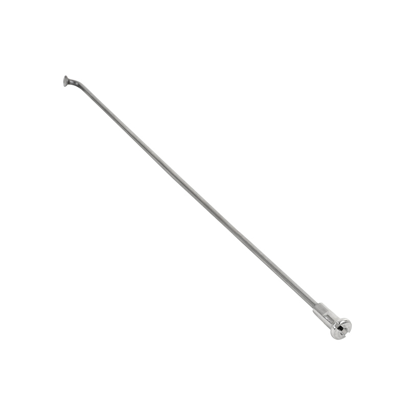 Rayon inox argent 2,6 mm L205 mm tête coudée Sapim avec écrou Sélection P2R - vue 2