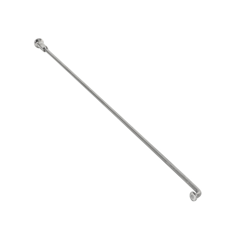 Rayon inox argent 2,6 mm L205 mm tête coudée Sapim avec écrou Sélection P2R - vue 3