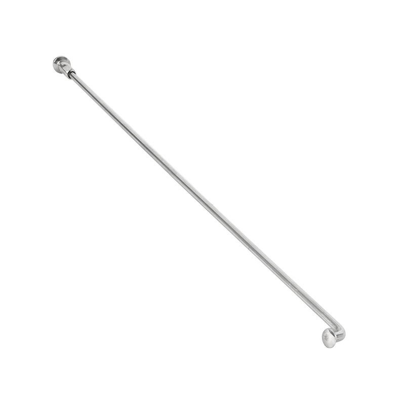 Rayon inox argent 2,6 mm L215 mm tête coudée Sapim avec écrou Sélection P2R - vue 3