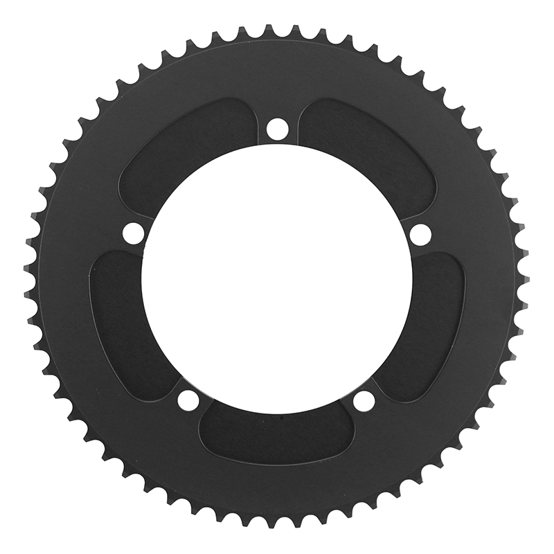Plateau piste 5BRA d.144 ta full track 59DTS noir alu 7075 pour chaine 3.17MM (1"1-8) - vue 2