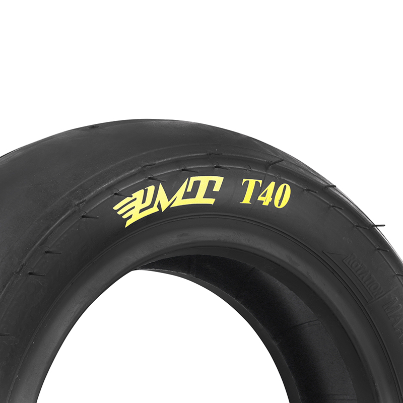 Pneu trottinette tubeless 90/65-6.5 PMT T40 hard radial noir Sélection P2R - vue 3