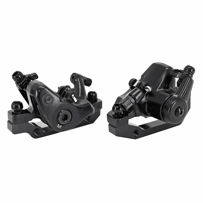 Freins à disque mécanique VTT avant + arrière P2R 160 mm avec câble et adaptateur - vue 2