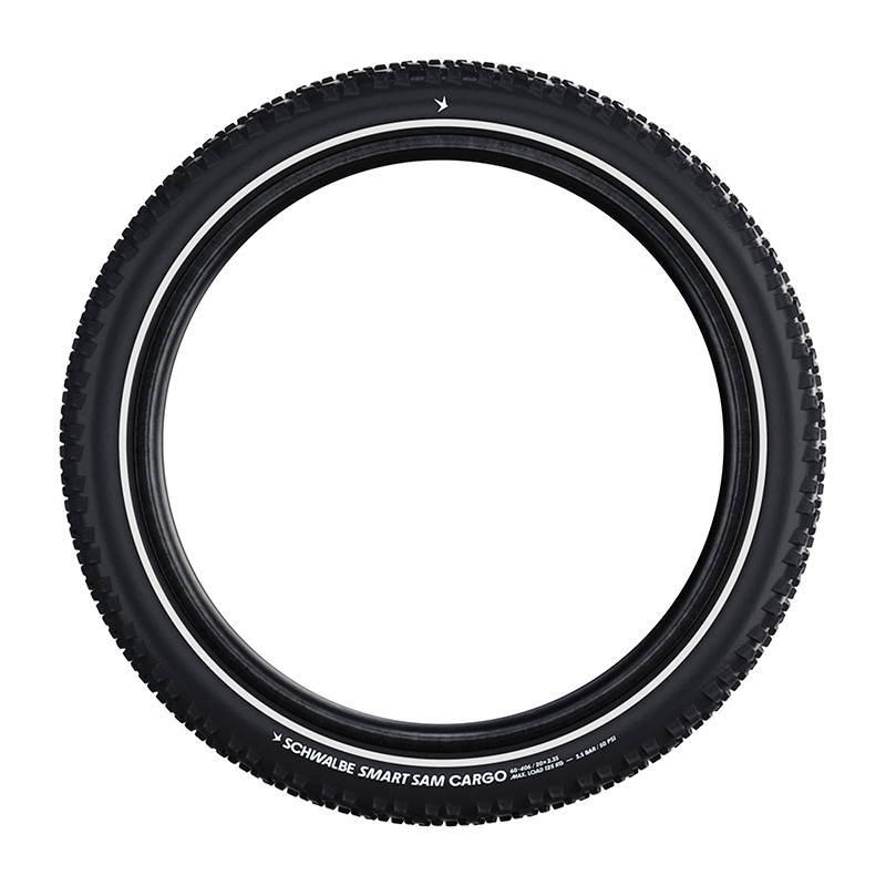 Pneu Schwalbe Smart Sam 27.5 x 2.35 noir TR 60-584 flanc réflex homologué VAE E50 - vue 3