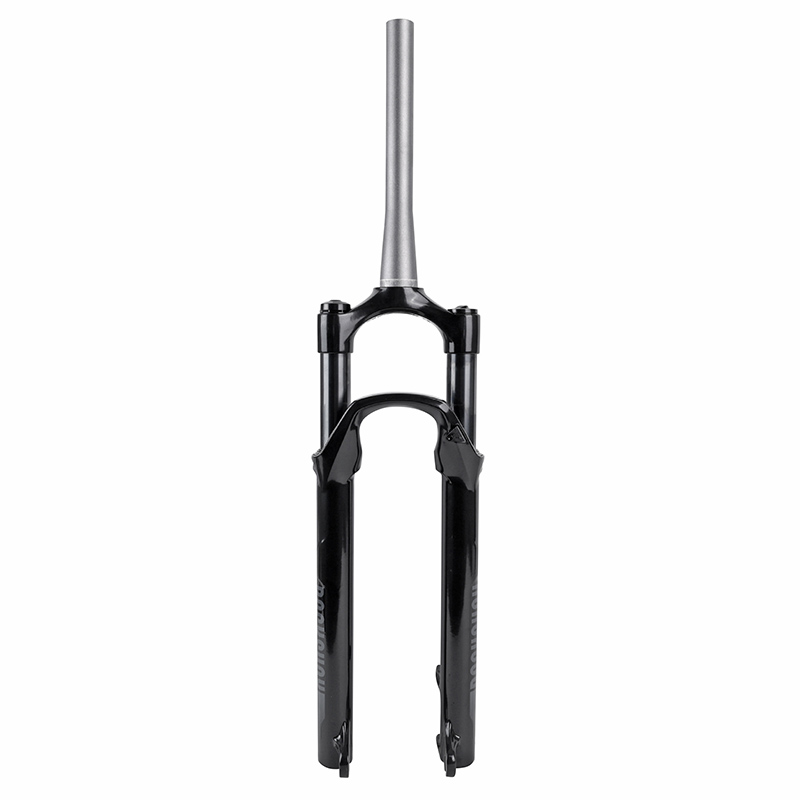 Fourche VTT 27.5 " Rockshox recon silver RL noir solo air pour frein a disque (cone 39.8MM en bas) pivot conique lisse 1"1-8-28,6 exterieur deb. 100MM - pour blocage rapide - vue 2