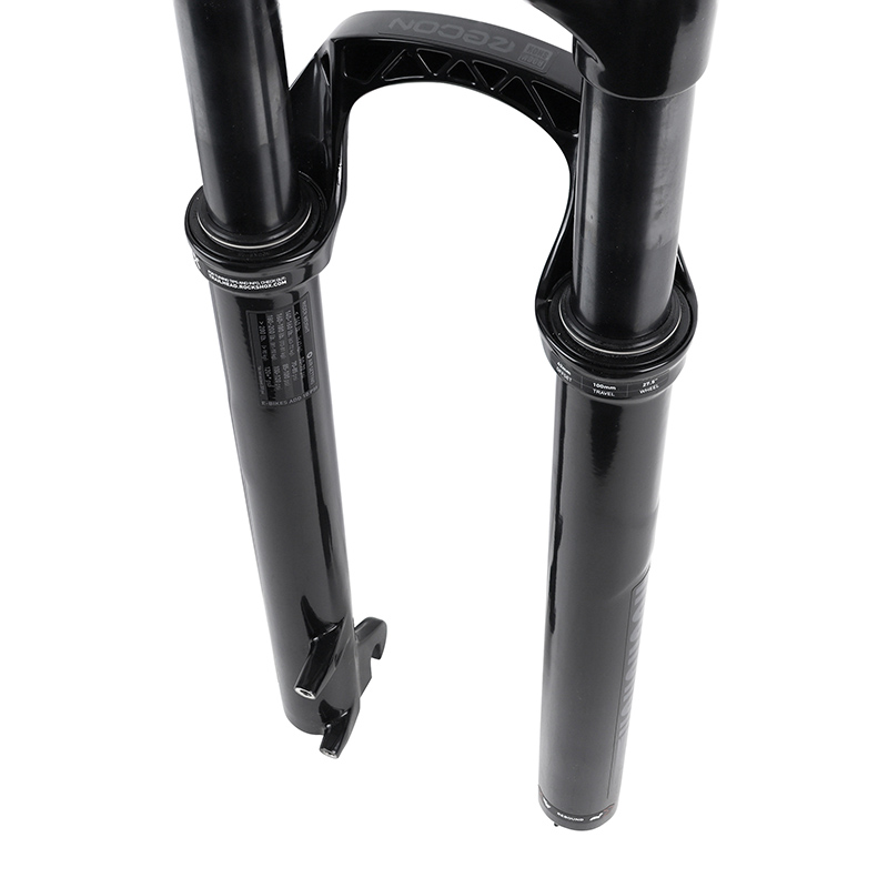 Fourche VTT 27.5 " Rockshox recon silver RL noir solo air pour frein a disque (cone 39.8MM en bas) pivot conique lisse 1"1-8-28,6 exterieur deb. 100MM - pour blocage rapide - vue 4