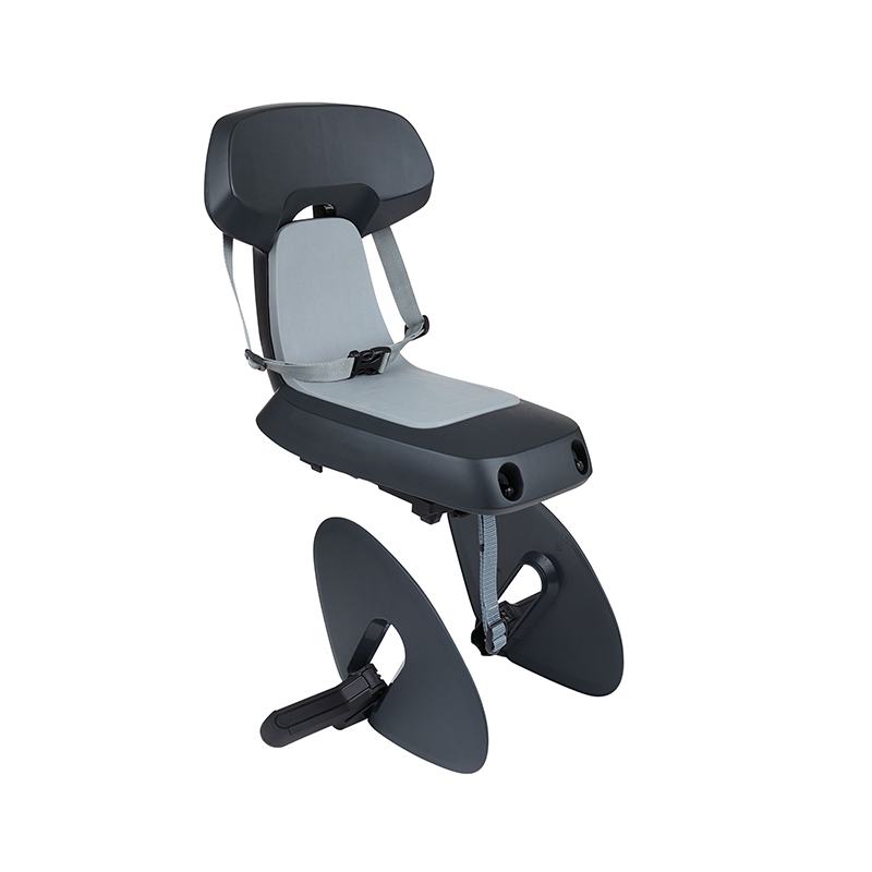 Porte-bébé siège enfant arrière Polisport Guppy Junior fixation étau porte-bagages gris foncé (jusqu'à 27 kg) - vue 3
