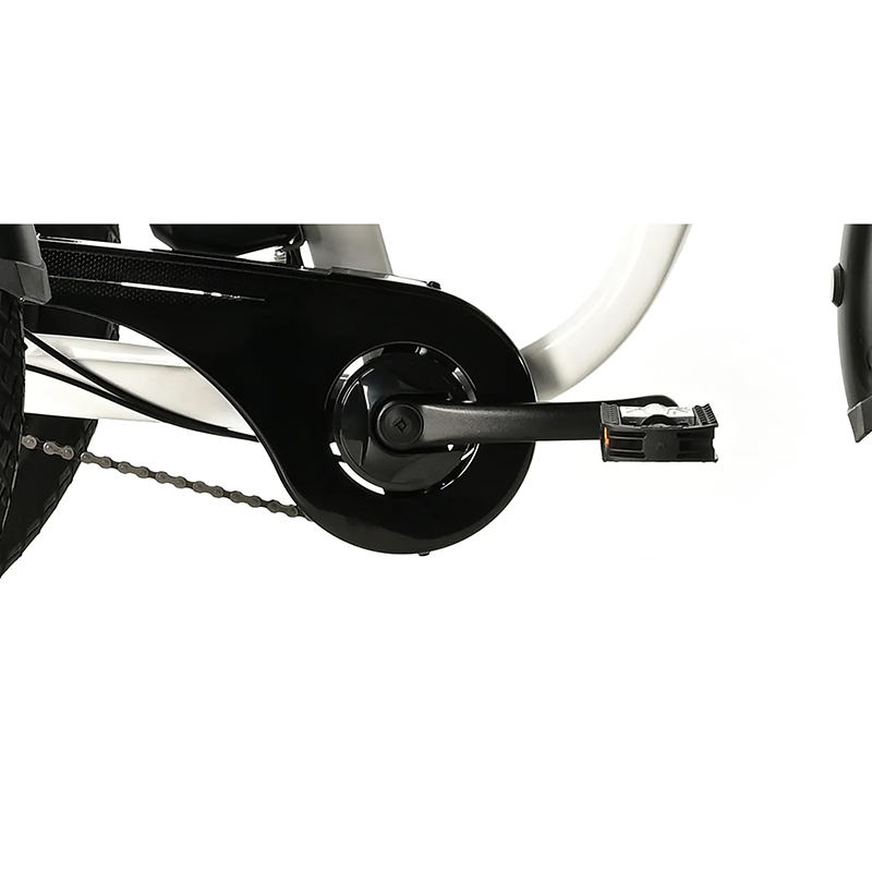 Tricycle electrique-vae city Leader Fox 24" lovelo 2025 mixte blanc brillant 3V shimano nexus moteur roue av bafang 36V 45NM batterie 16,7AH (avec differentiel) - vue 3