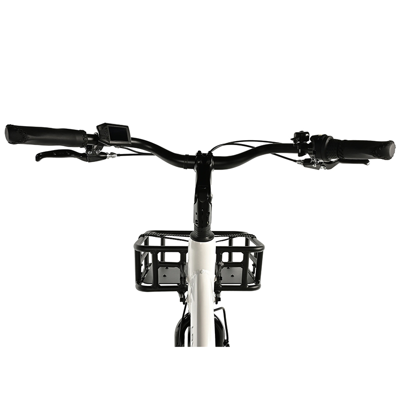 Tricycle electrique-vae city Leader Fox 24" lovelo 2025 mixte blanc brillant 3V shimano nexus moteur roue av bafang 36V 45NM batterie 16,7AH (avec differentiel) - vue 7