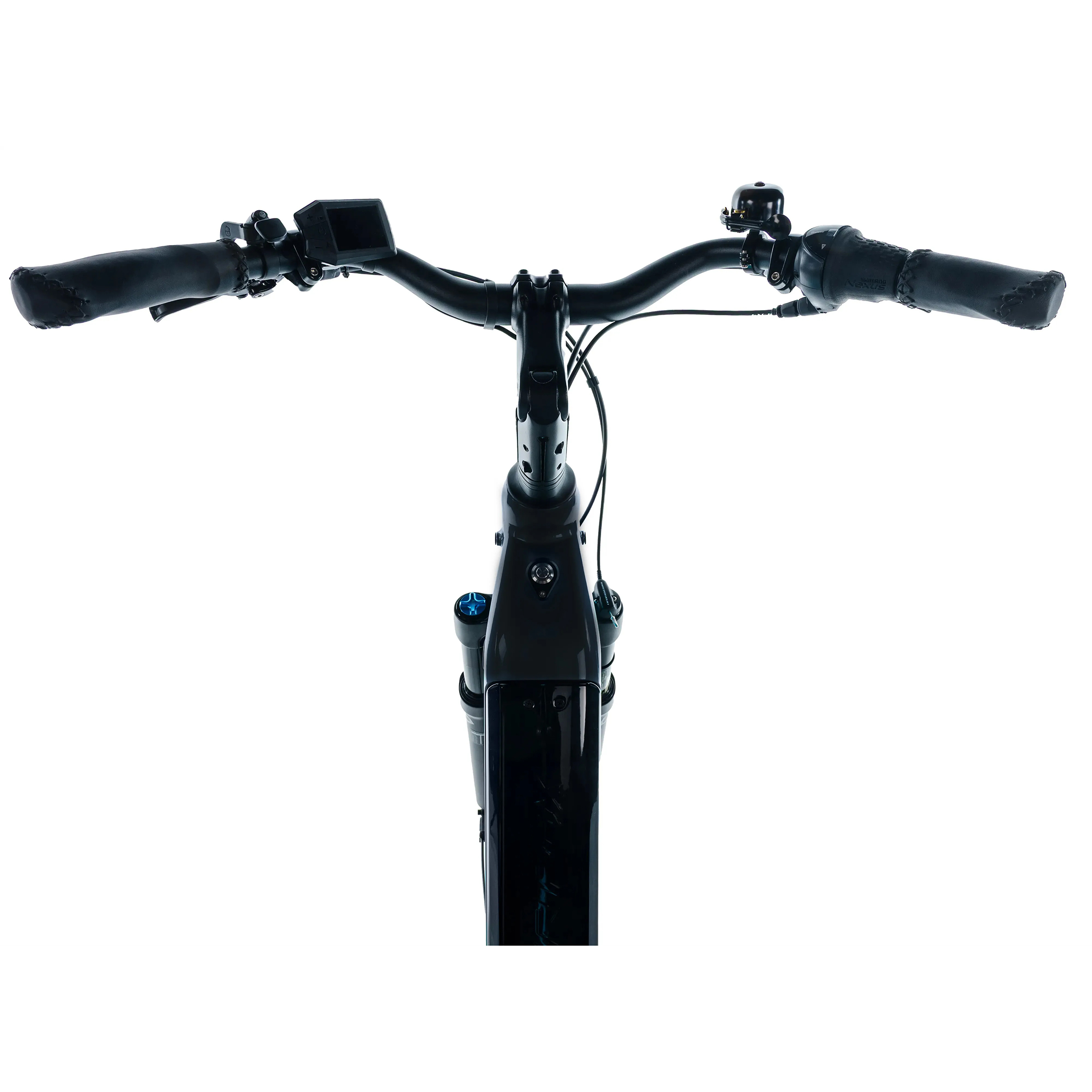 Velo electrique-vae city 28 Leader Fox tertium 2025 mixte noir brillant 8V shimano nexus moteur central bafang M420 36V 80NM batterie 15AH (16,5'' - H42CM - taille s - pour adulte de 158CM à 168CM) - vue 8