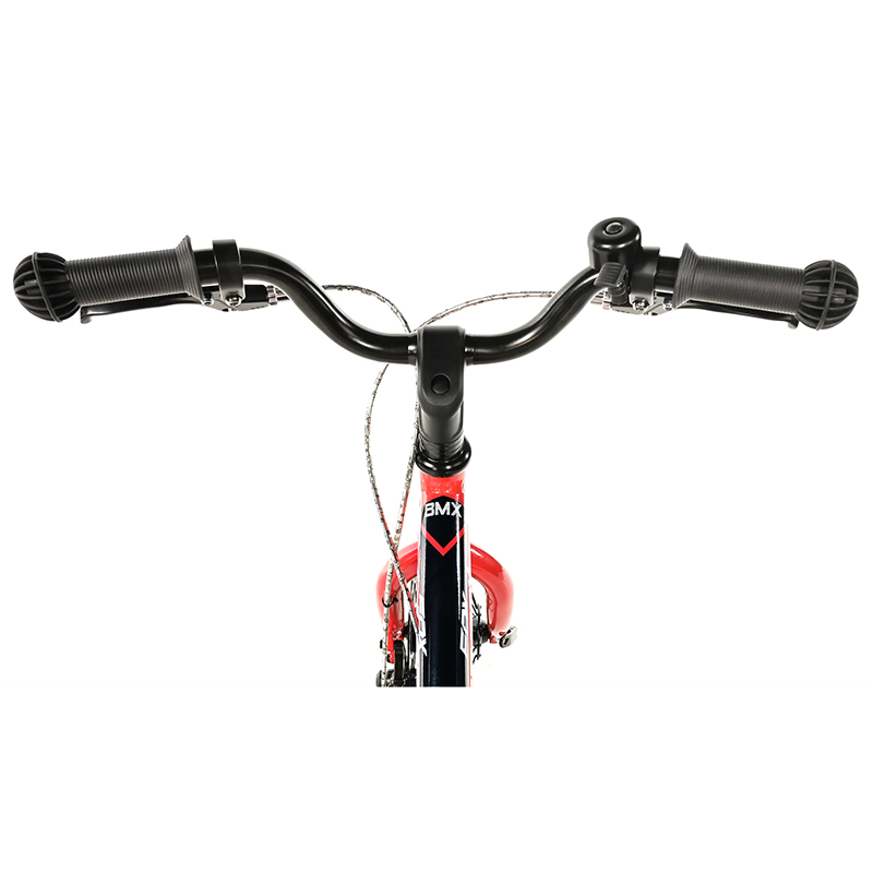 Velo musculaire enfant 14 pouces Leader Fox fox 2025 rouge monovitesse cadre alu (taille enfant jusqu'a 105CM) -mecanique a disque - vue 5