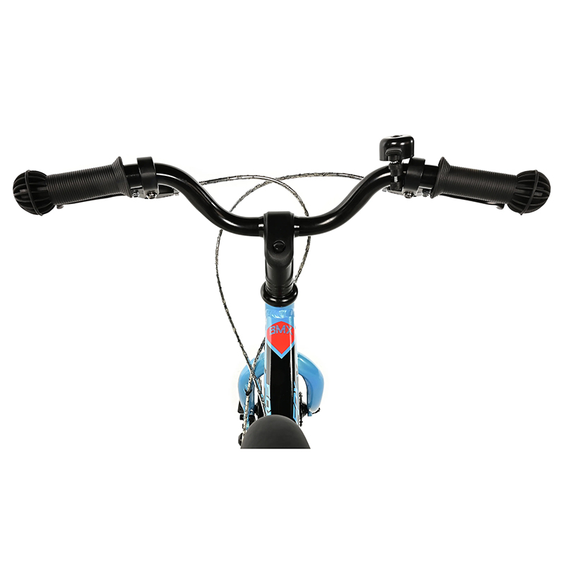 Velo musculaire enfant 14 pouces Leader Fox fox 2025 bleu clair monovitesse cadre alu (taille enfant jusqu'a 105CM) -mecanique a disque - vue 6