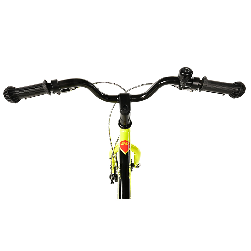 Vélo enfant 18 pouces Leader Fox Fox 2025 jaune monovitesse cadre alu freins à disque - vue 6