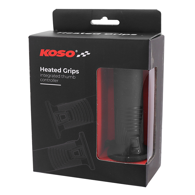 Poignée chauffante KOSO HG 17 130 mm diamètre 22-25 mm avec interrupteur intégré - vue 4