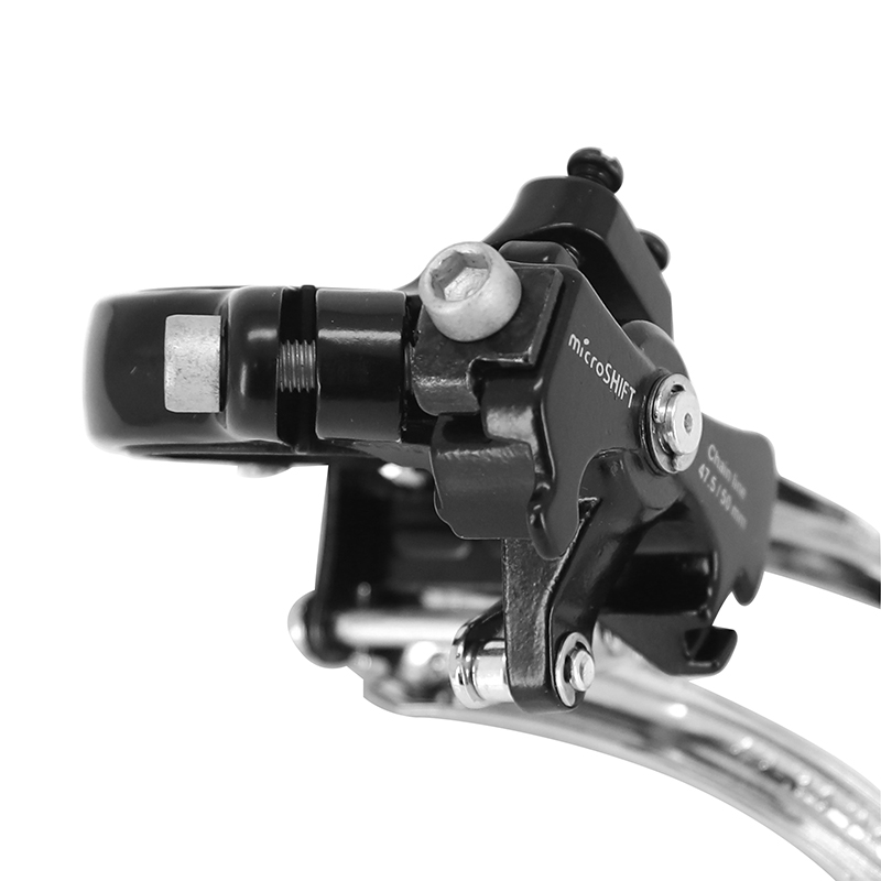 Dérailleur VTT avant Microshift 7-8V 42x34x24 tirage haut-bas collier 34.9 - vue 3